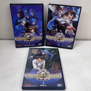 Banner of the Stars II DVD Set Vol 1-3 Complete Anime Series Bandai Sunrise